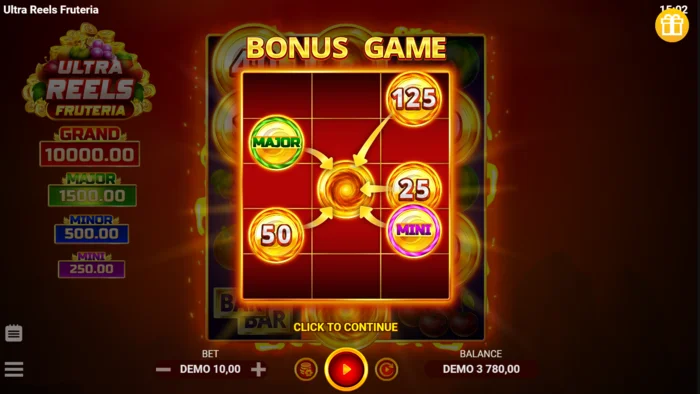 Ultra Reels Fruteria - lansarea camerei Hold and Win